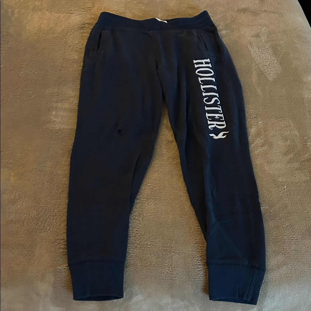 Hollister Kids Dark Blue Sweatpants with Logo